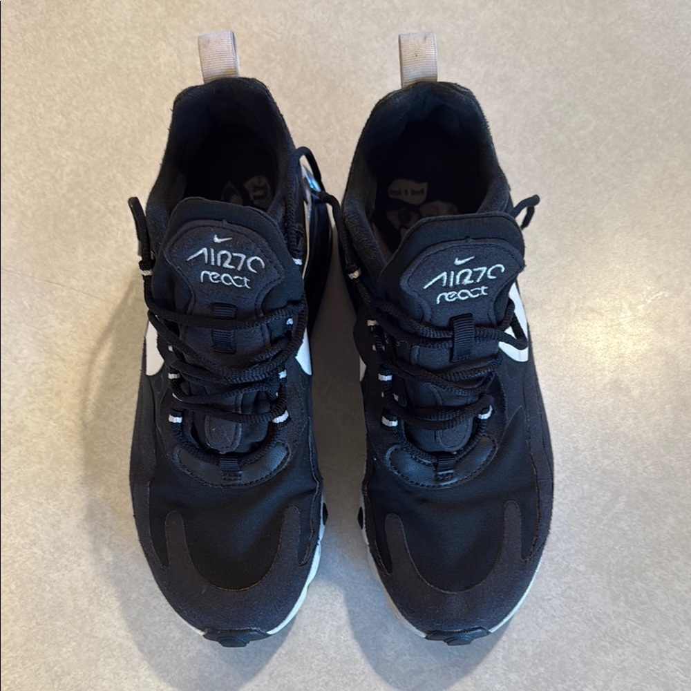 Nike Black Athletic Shoes with React Foam Technology